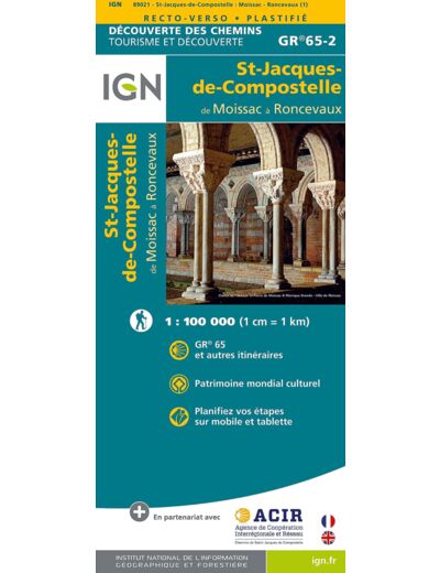 GR65-2 ST JACQUES DE COMPOSTELLE DE MOISSAC A RONCEVAUX