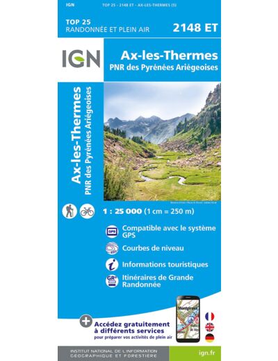 2148ET AX LES THERMES PNR DES PYRENEES ARIEGEOISES