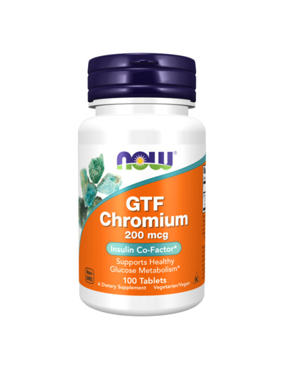 NOW GTF CHROMIUM 100 TABLETS