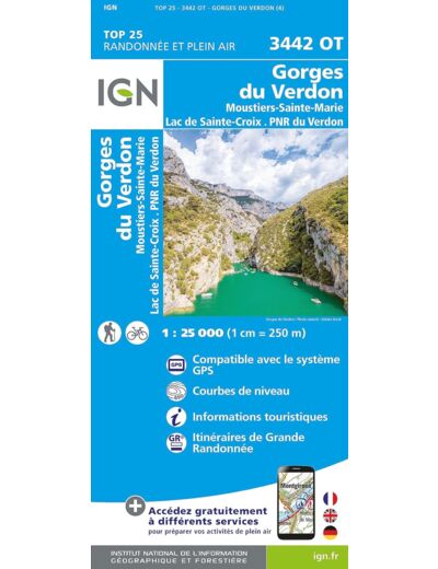 3442OT GORGES DU VERDON - MOUSTIERS