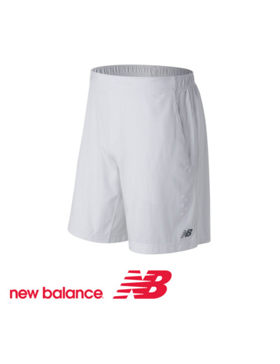 NEW BALANCE SHORT 9IN TOURNAMENT White