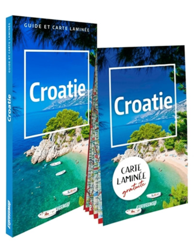 CROATIE (GUIDE ET CARTE LAMINEE)