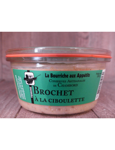 Terrine de brochet à la ciboulette  (200g)