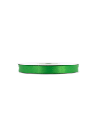 Ruban satin double face 6 mm de large 20 metres de long vert foncé