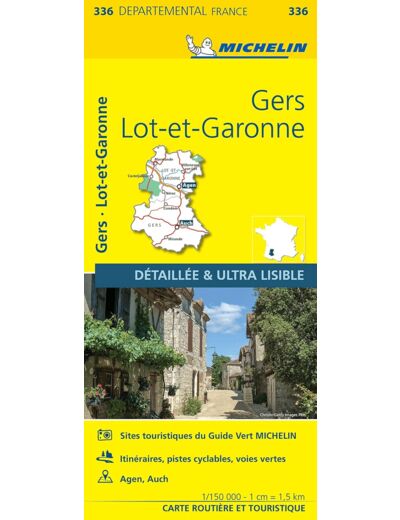 CARTE DEPARTEMENTALE GERS, LOT-ET-GARONNE