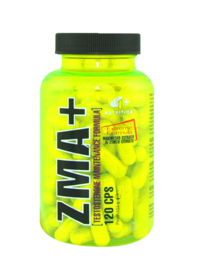 4+ NUTRITION ZMA+ 120 CAPSULES