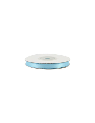 Ruban satin bleu ciel 311 Largeur 6 mm