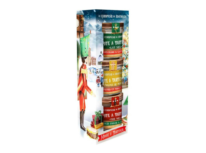 Coffret 3 pâtes à tartiner de Noël - 3 x 100g