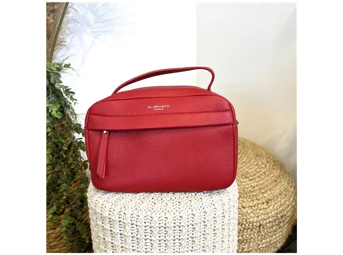 P504- Sac à main Flora & Co (rouge)