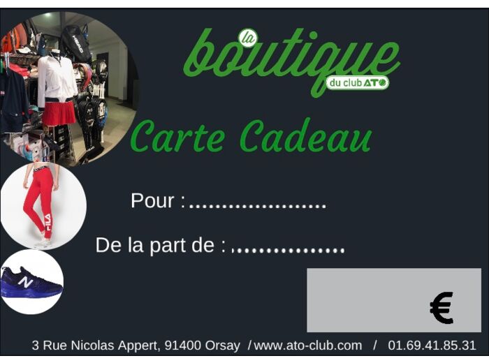 CARTE CADEAU La BOUTIQUE