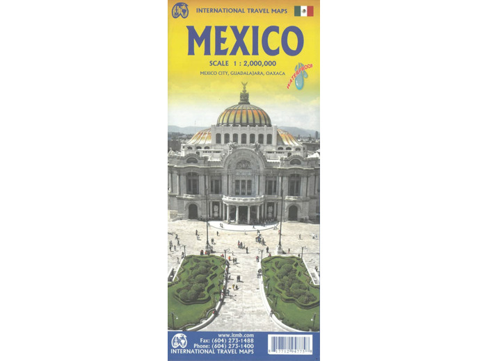 MEXICO 1:200'000 - MEXICO CITY, GUADALAJARA, OAXACA (WATERPROOF)