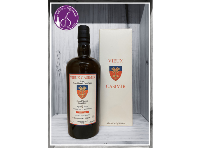 CASIMIR 2016 RUM CASK 65TH ANNIVERSARY LMDW 47.50%