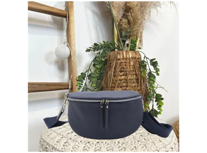 P460- Sac Banane Flora&Co (marine)