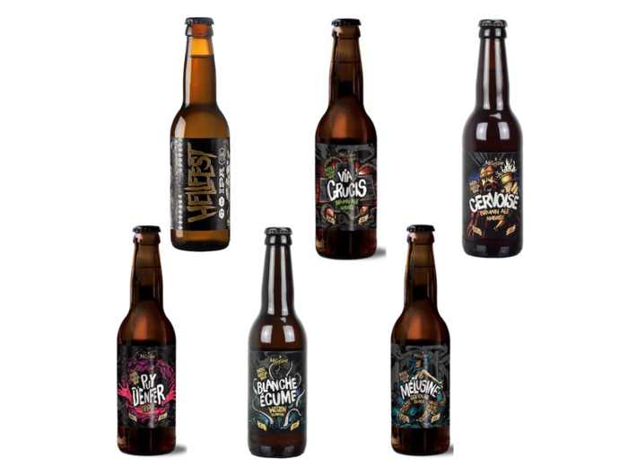 Pack découverte 12 bières Mélusine 33 cl