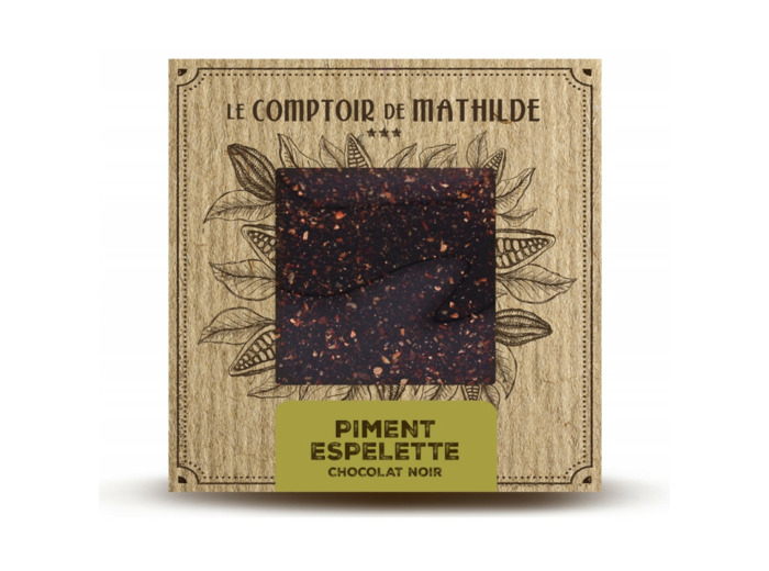 Tablette Piment d’Espelette - Chocolat noir