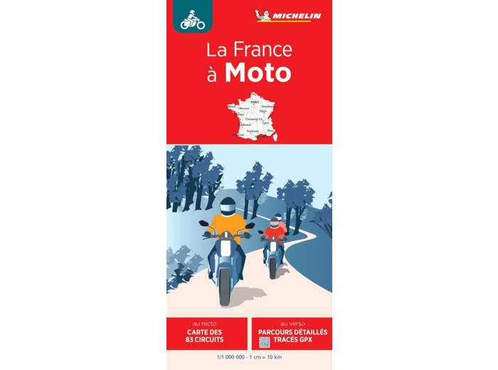 CARTE NATIONALE LA FRANCE A MOTO