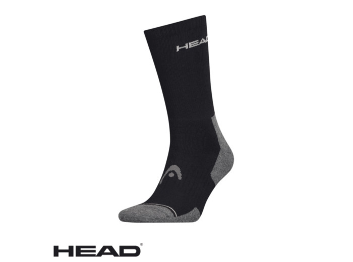 HEAD SOCKS TENNIS Crew Athletes Black