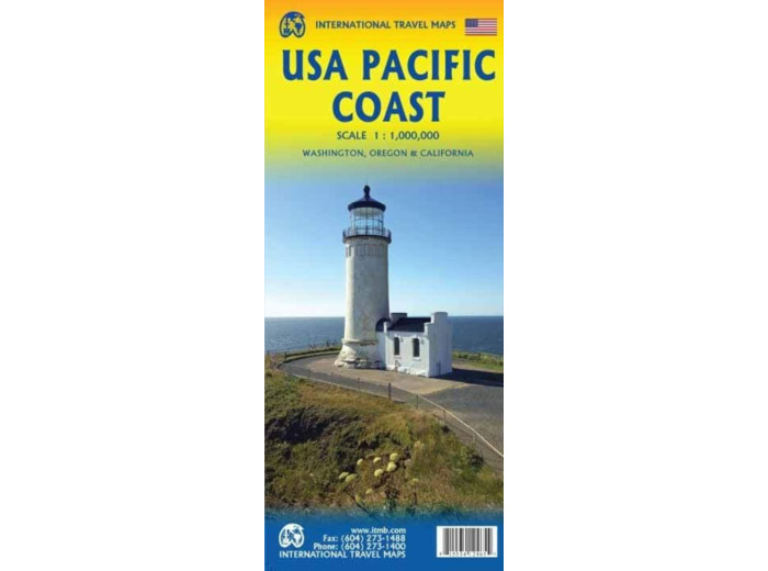 USA PACIFIC COAST 1:1'000'000