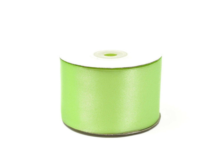 Ruban satin vert clair 520 largeur 50 mm