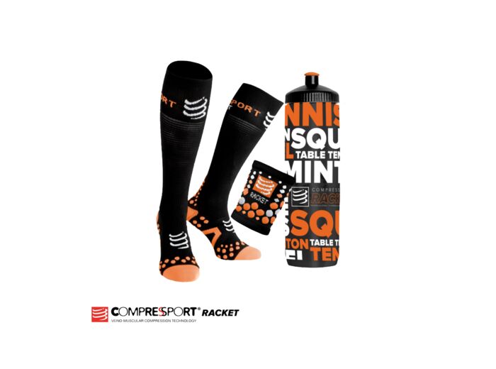 COMPRESSPORT PACK PERF & DETOX FULL SOCKS Black