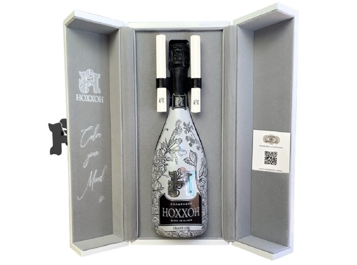 Champagne Hoxxoh Grand Cru Prestige Box Bouteille Lumineuse 75 cl
