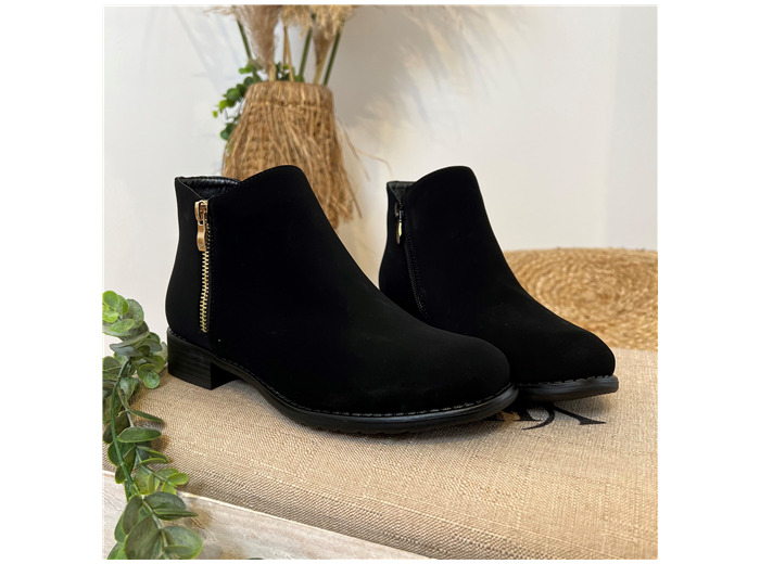 R539- Bottines basses lady Glory (noir)