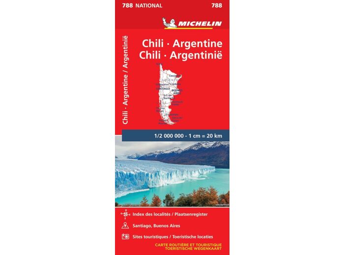 CARTE NATIONALE CHILI ARGENTINE