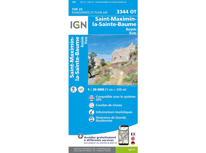 3344OT SAINT MAXIMIN LA SAINTE BAUME BARJOLS TRETS