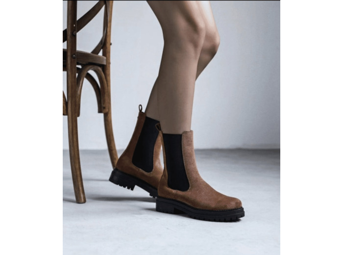 Bottines hautes camel - Annabelle - Findlay