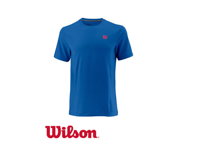 WILSON T-SHIRT UWII LINEAR CREW Prince Blue