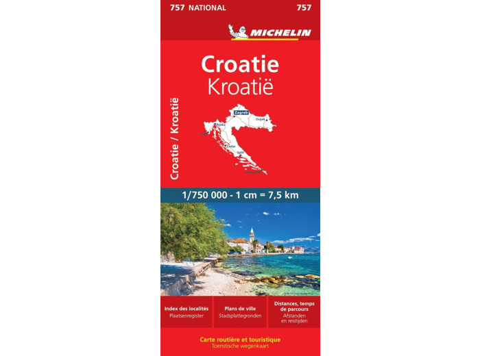 CARTE NATIONALE CROATIE / KROATIE