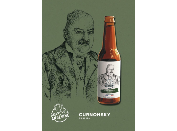 Bière IPA Curnonsky brasserie Angevine 33 cl