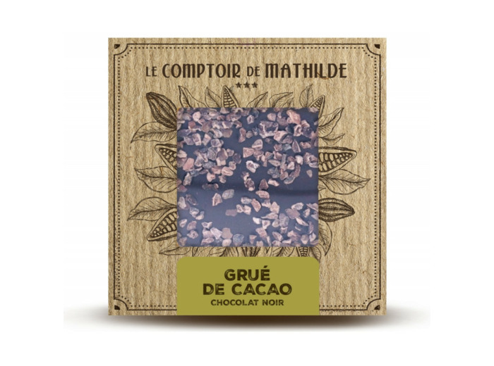 Tablette Grué de cacao - Chocolat noir