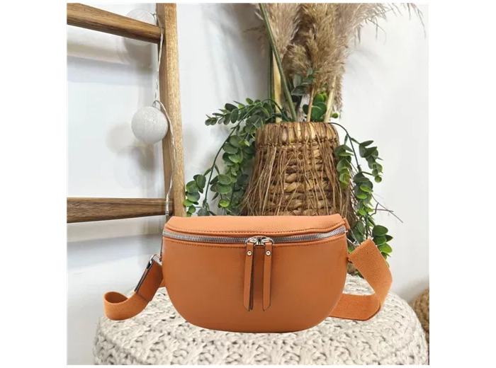 P460- Sac Banane Flora&Co (camel)