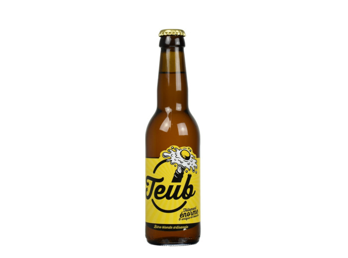 Biere Blonde Brasserie Teub Bout 33 Cl