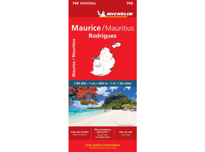 CARTE NATIONALE MAURICE / MAURITIUS - RODRIGUES