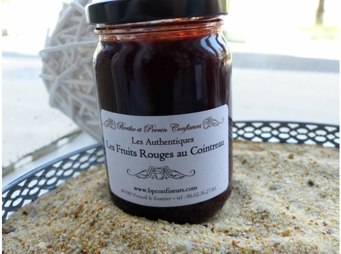 Confiture Myrtilles au Cointreau (230gr)