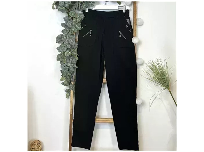 T578- Pantalon Confort Chaud (T38-T52) (noir)