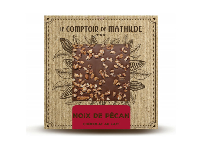 Tablette Noix de pécan - Chocolat lait