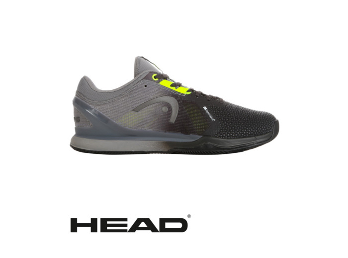 HEAD SPRINT PRO 3.0 SF CLAY Black/Yellow