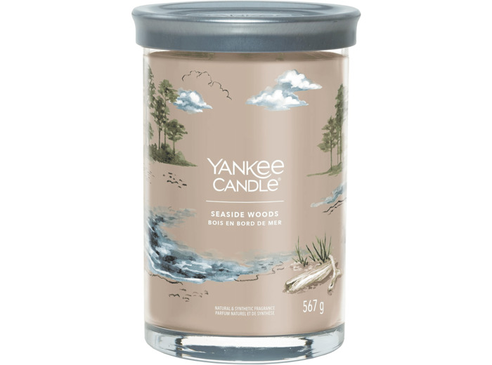 Yankee Candle Signature Bougie parfumée | Grande bougie en verre avec double mèche | Mélange de cire de soja à combustion longue | Cadeau parfait pour femme