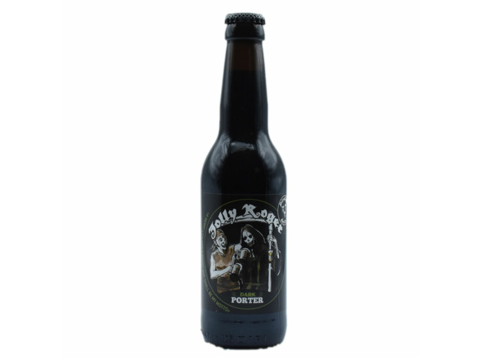 Bière Porter Jolly Roger brasserie Pirate de Clain lot de 12 bouteilles 33 cl