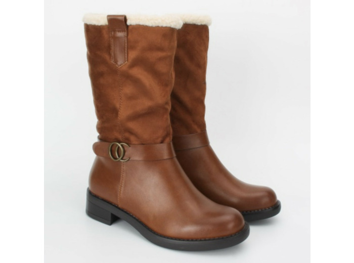 Bottines camel - Charlotte - La bottine Souriante