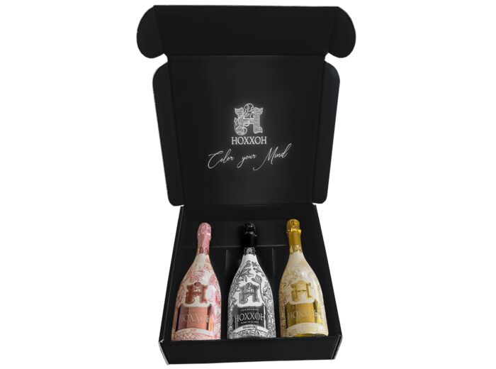 Trilogie Champagne Hoxxoh Bouteille Lumineuse 75 cl