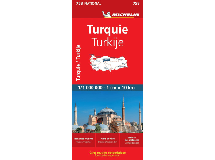 CARTE NATIONALE TURQUIE / TURKIJE