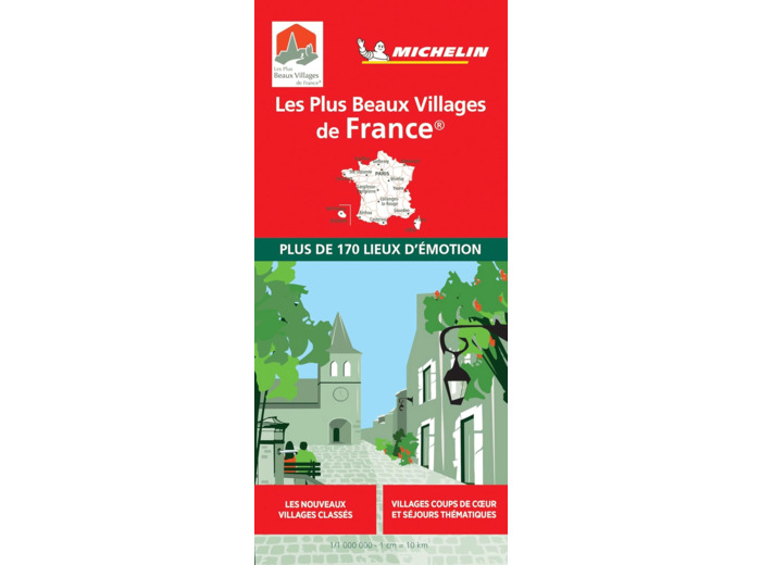 CARTES HISTORIQUES / THEMATIQU - CARTE PLUS BEAUX VILLAGES DE FRANCE