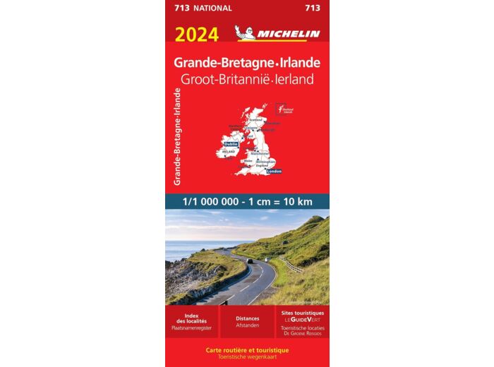 CARTE NATIONALE GRANDE-BRETAGNE, IRLANDE 2024