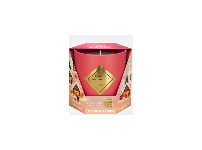 Bougie bijou My Jolie Candle - Bracelet Doré - Brioche gourmande