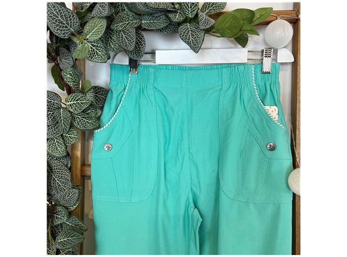 T559- Pantalon Confort JST (T38-T52) (vert d'eau)