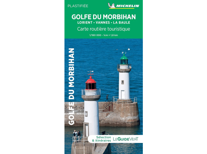 CARTES ROUTIERES ET TOURISTIQU - CARTE GOLFE DU MORBIHAN ET SA REGION - LORIENT, VANNES, LA BAULE